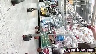 Nice Mature Booty At The Store