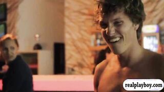 Hotties driving ATV and playing flipcup with hot dudes