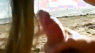 Blowjob At The Beach POV