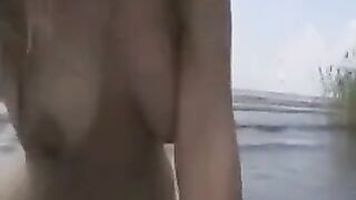 Slut At The Beach POV