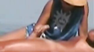 Mature Woman Giving A Handjob
