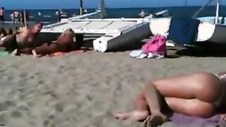 Great Ass Getting Tanned