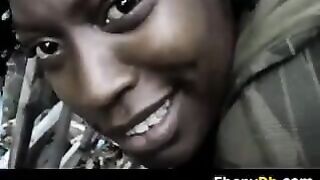 Black Blowjob Outdoors
