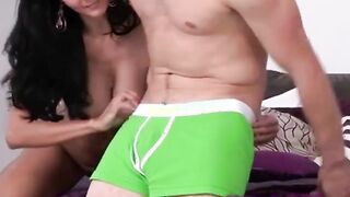 Very sexy naughty brunette step mom