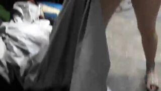 Sexy Blonde Marilyn Gives Her Friend A Nice Blowjob