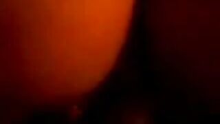 Amateur Ebony Girl Riding Cock POV
