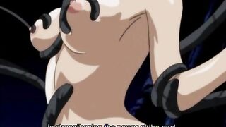 Hot hentai couple having sex all night