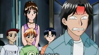 Roped hentai gets vibrator in her pussy