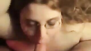Fat 19 Year Old Giving A Blowjob