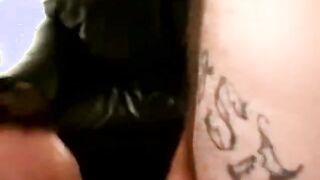 Straight dude receives a creamy facial 