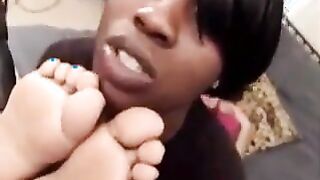 Cute Girls Sucking Toes