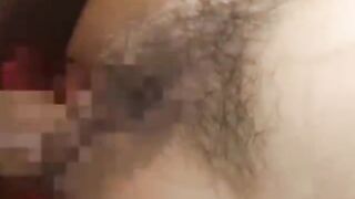 Pregnant asian gets fucked in threesome