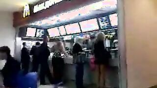 Russian Slut At The Restaurant