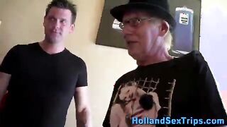 Hot dutch hooker blows john
