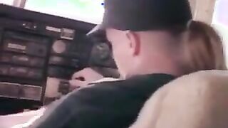 Sucking Cock In The Plane