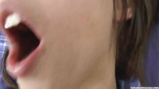 Hardcore monster cock suck and fuck for czech facial girl