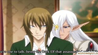 Busty hentai Elf hard poking and creampie