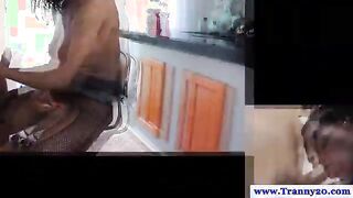 Ebony shemales interracial blowjob fun