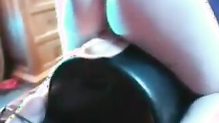 Cute Girl Riding A Sybian