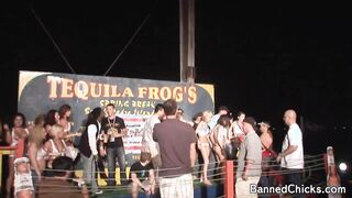 Babes out of control in this amateur footage