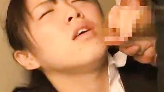Young Woman groped and fucked in a business airliner