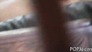 Tiny teen rides huge cock