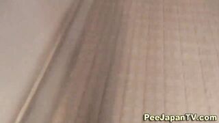 Asian babe squirts urine goldenshower