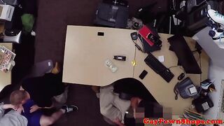 Pawnbroker gives straight dude head