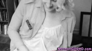 Mormon sister straddles