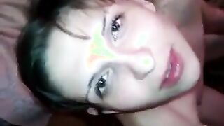 Russian Girlfriend Giving A Blowjob POV