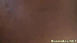 Big booty ebony fucked doggystyle pov