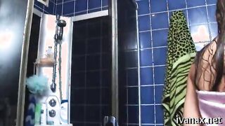 Hot rear fuck after shower