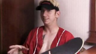 Straight twink skater talks about solo
