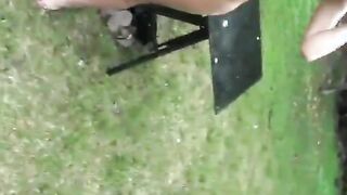 Horny Teen Strips Down For A Stranger In The Park
