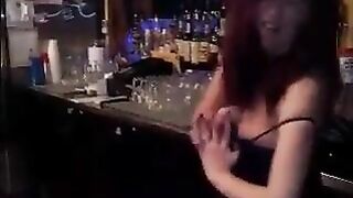 Drunk Girl Doing A Striptease