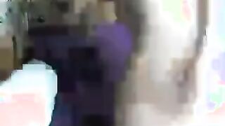 Sexy Blonde Doing A Striptease