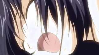 Hentai coed self masturbation and dildoed wetpussy