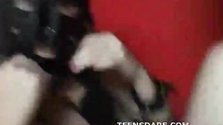 Teens in college group sex party