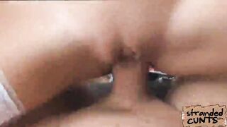 Amirah grabbed his big dick and started sucking him off 