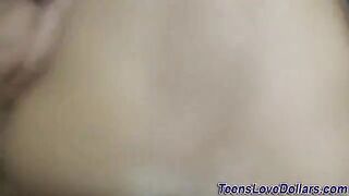 Teen slut fucks for cash