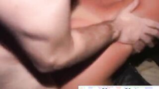 Real amateur skank in gang bang