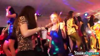 Cfnm teens get facials at orgy
