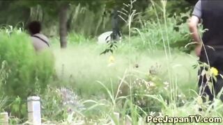 Japanese teen pissing