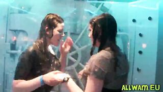 Czech Girls wet Dancing Party