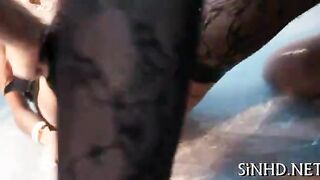 Massive group pleasuring