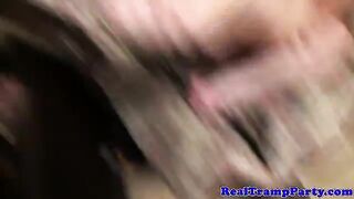 Amateur party teen sluts loving facials