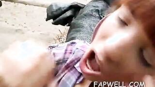 Gorgeous pornstar Tina Hot blowjob