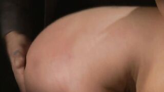 Babe gets tied and fucked