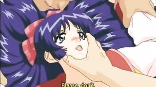 Hentai schoolgirl sucking cock and fucking