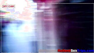 Euro whore blows for cash